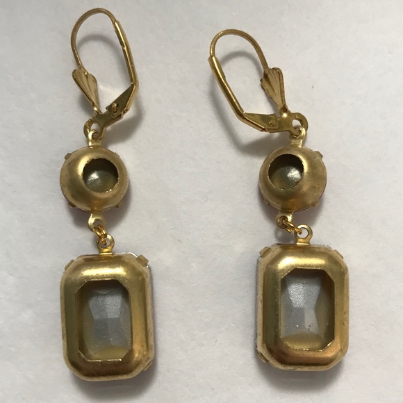 Tudors Anne Boleyn Gold & Double Ruby Renaissance Earrings, Handmade Replicas - Picture 11 of 14